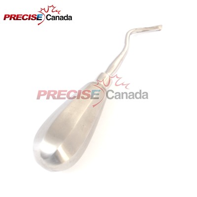 DENTAL TOOTH SURGERY ANGLED COUNTERCLOCKWISE GROOVE TWIST ELEVATOR