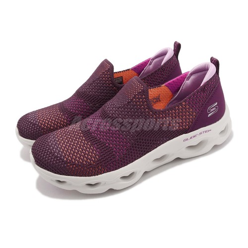 

Skechers Glide-Step Allure-Poetry Бордовые многоцветные женские туфли без шнуровки 104303-BUMT, Фиолетовый, Glide-step Allure-poetry