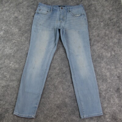 Aeropostale Jeans Mens 33x30* Blue Flex Effects Super Skinny Light Wash Denim