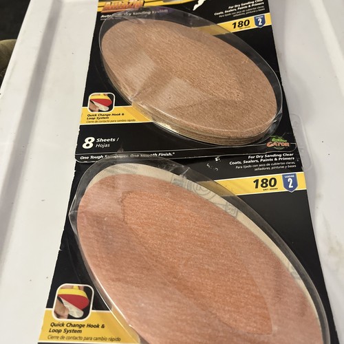 Gator Zip Hand Sander Refill sand paper finishing 180 hook