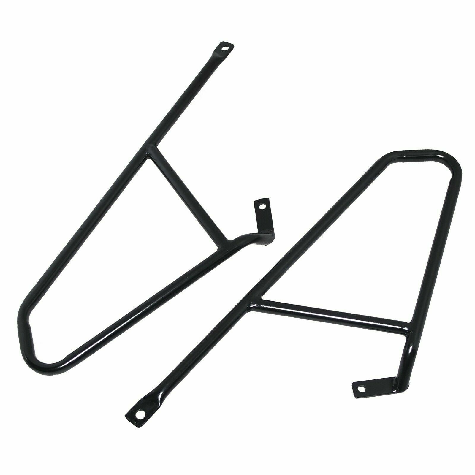 Fits Royal Enfield Pannier Mounting Rails Mounts Black Classic 350 500cc  