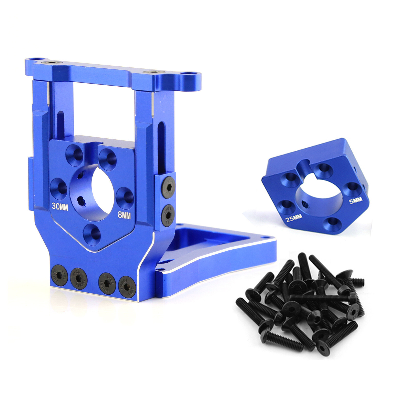 1X(Metal Upgraded Motor Mount Disassembly for 1/5 XMAXX 6S 8S 1/6 XRT RC