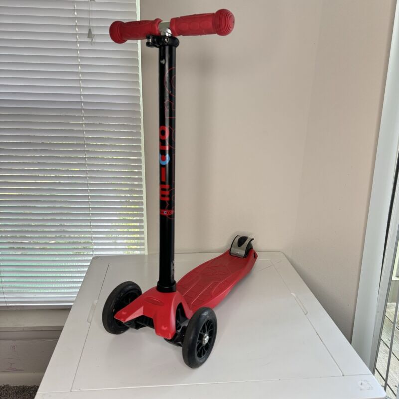 Kids Scooter 3-wheeled - Maxi Original - Micro Kickboard  Red