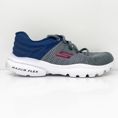 

Skechers Boys Razor Flex 403780L Серые кроссовки Кроссовки Размер 3.5, Серый, Razor Flex