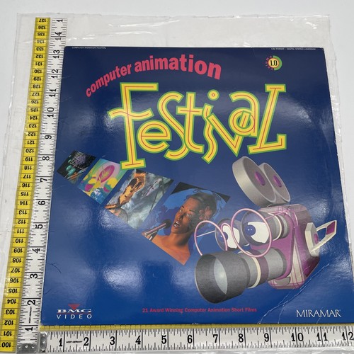 Computer Animation Festival 12” Laserdisc Volume 1.0 W/22