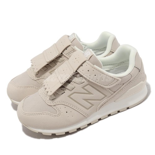 Повседневная обувь New Balance 996 Wide NB цвета хаки для детей дошкольного возраста с ремешком и кисточкой YV996TX3-W