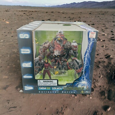 ReSaurus Virus Movie GOLIATH Action Figure W Nadia Factory Sealed Box Vtg 1998