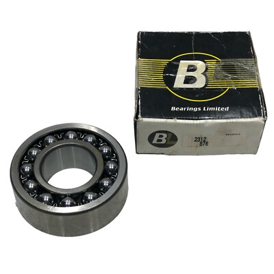 Bearings LTD 2312  B76 Double-Row Self-Aligning Ball Bearing Without Seal