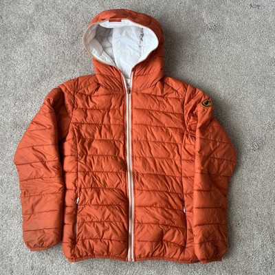 Save the Duck Puffer Jacket Boys 12 Ultra Light Down Alternative Orange Kids