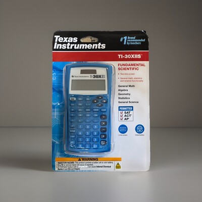 Texas Instruments TI-30X IIS Two-Line Scientific Calculator - Blue