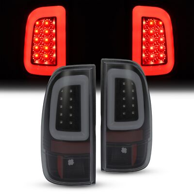 For Ford F250 F350 F450 2008-2016 SD SuperDuty LED Bar Tail Lights Black Smoke
