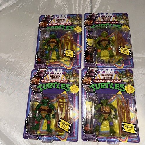 Set of 4 TMNT 1990 Classic Movie Star Teenage Mutant Ninja