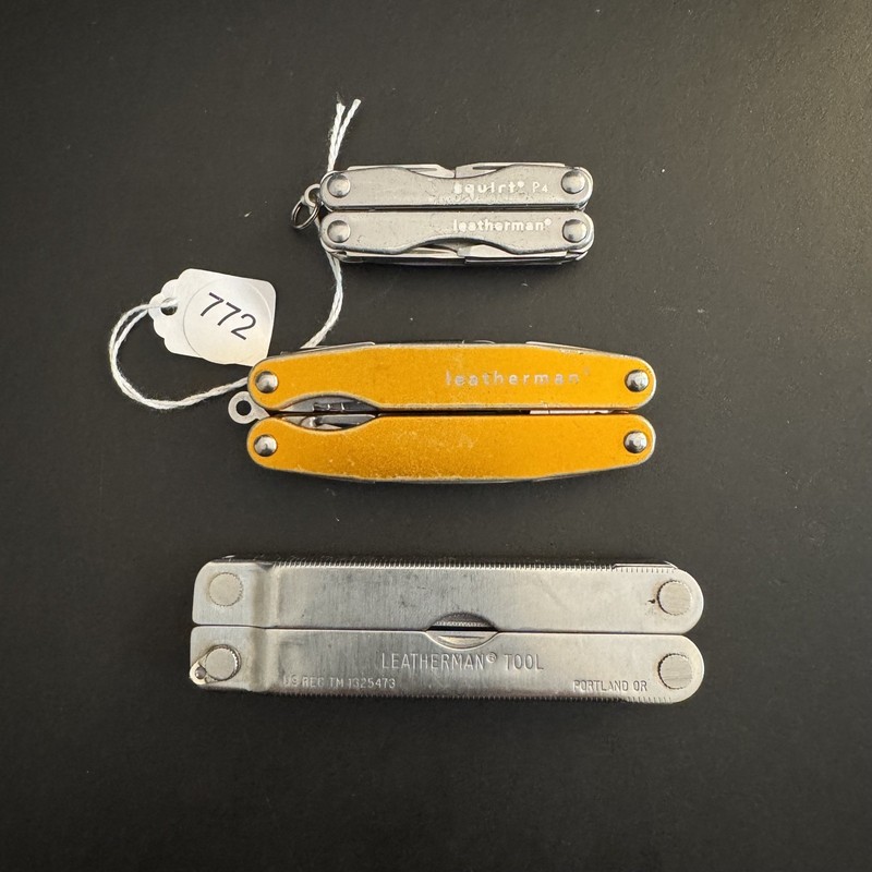 Leatherman Lot - PST, Juice S2, Squirt P4 Multi Tool Pocket Knives  #772