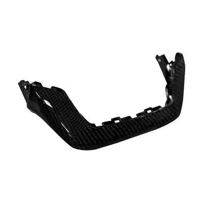 Sleek Wrapped Carbon Fiber Headlight Upper Cover for Yamaha Zuma 125 2022 - 2024