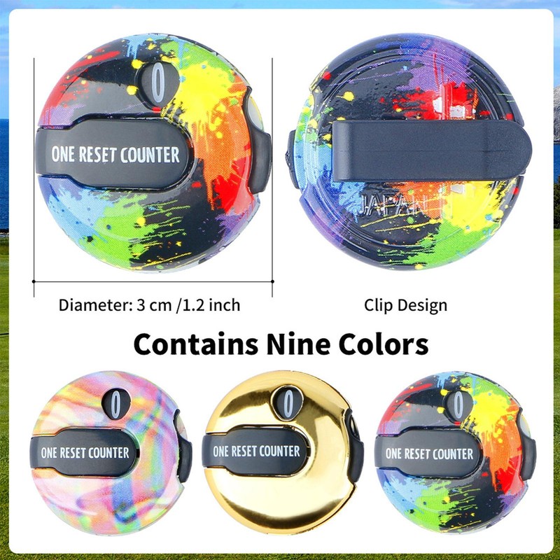 Score Counter Clicker Golf Score Keeper With Touch Reset Mini Golf Scorer