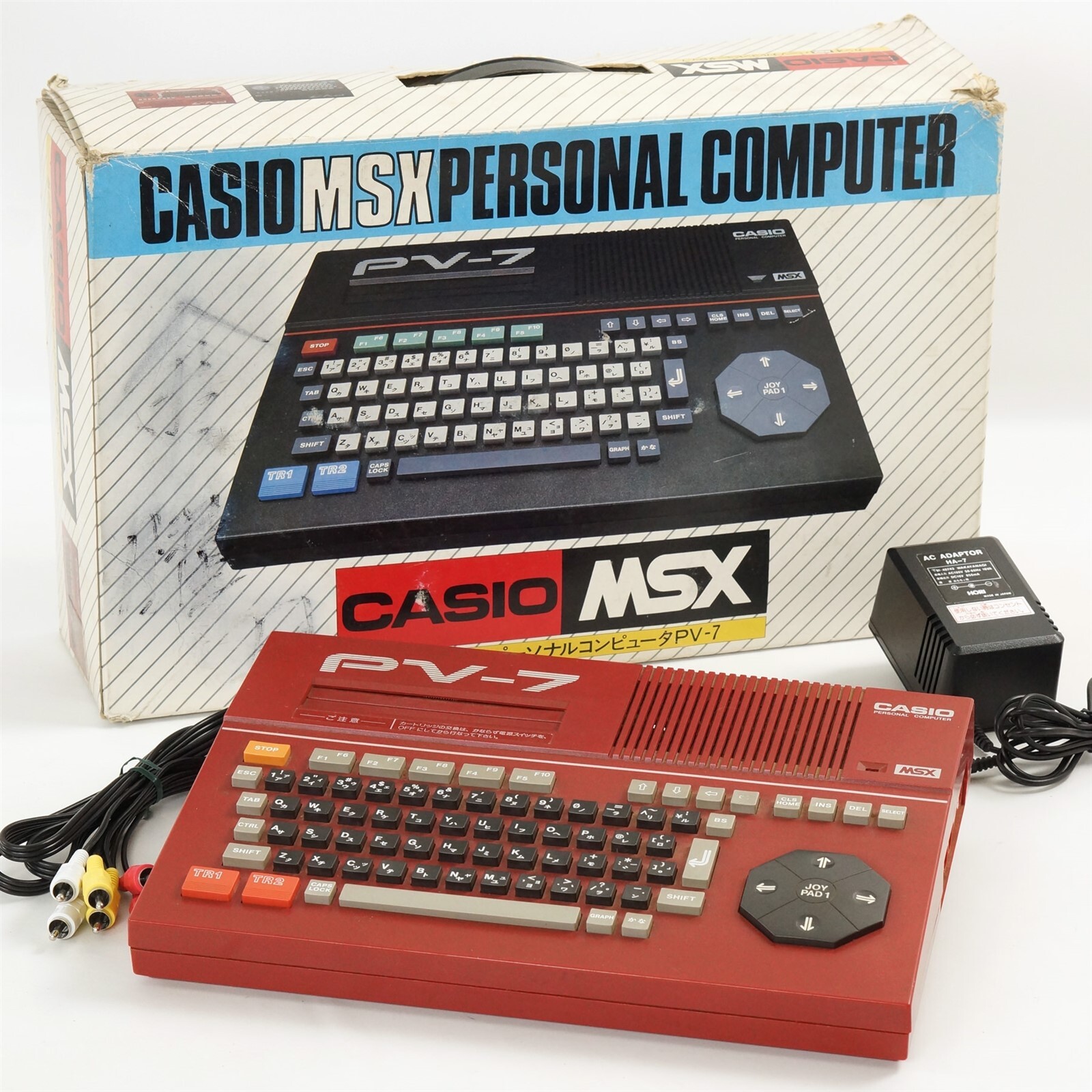 CASIO MSX 本体　MX-10  AVケーブル 電源アダプター フルセット CASIO MSX 本体 MX-10 AVケーブル 電源アダプター フルセット 【公式通販】