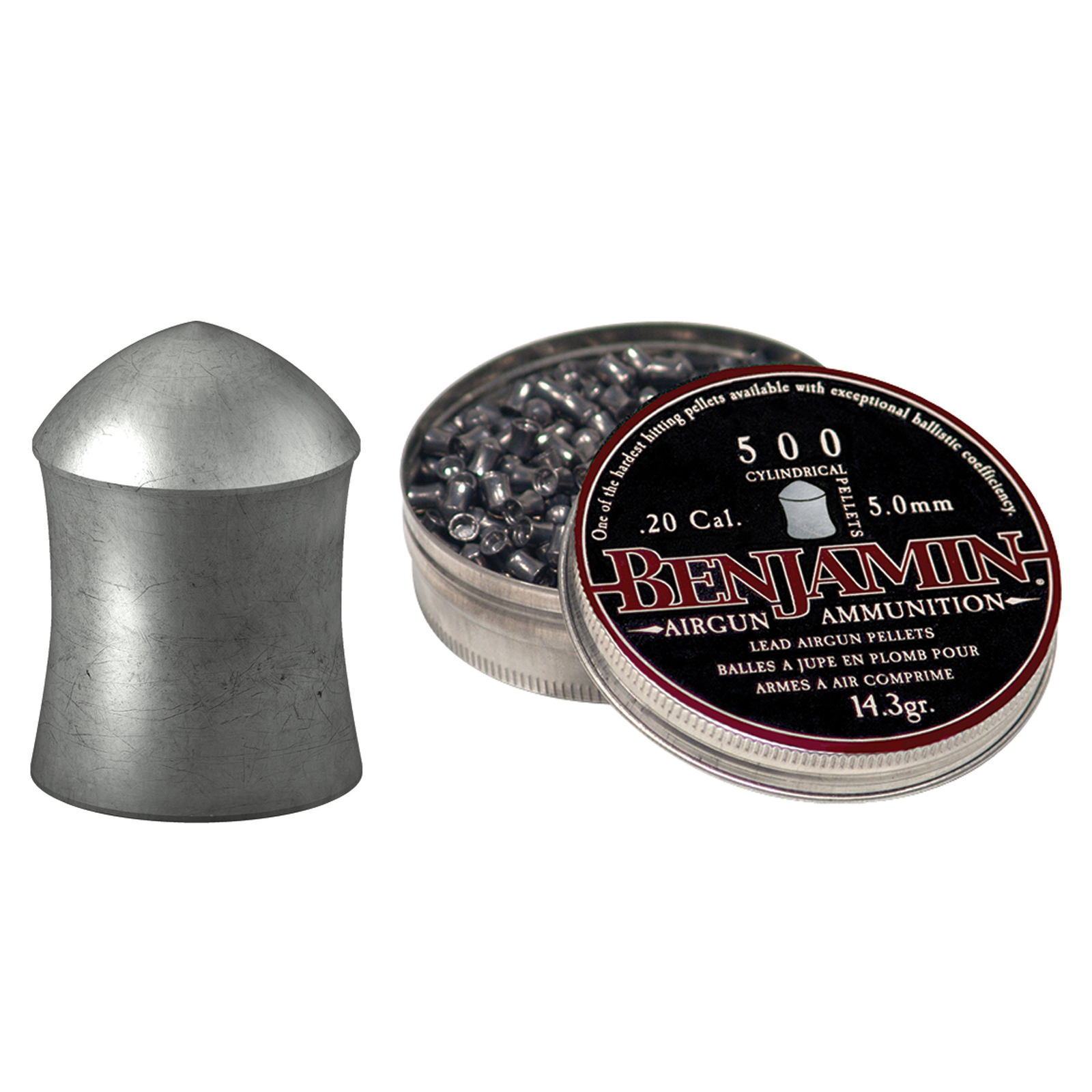 Benjamin Sheridan .20 Caliber Cylindrical Pellets 14.3 Grains Per 500