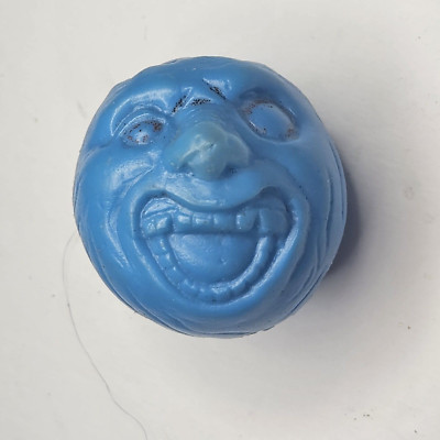 Vintage 2''  KO Blue Zombie Monster Mini MadBalls Blowmold Plastic