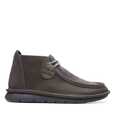 S Colehill Wally Grey Leather  Boots Shoes