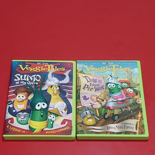VeggieTales DVDs Lot of 2 Sumo of the Opera Duke and the Pie