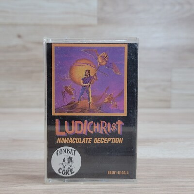 Ludichrist Cassette Tape Immaculate Deception Heavy Metal Thrash Band Punk Music
