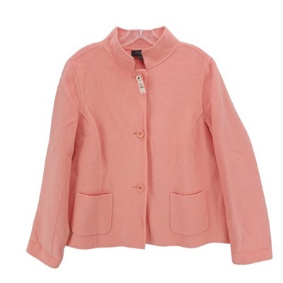 NWT TALBOTS Wool Blend Blazer Jacket Salmon Pink Size 16P