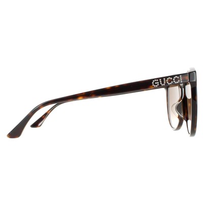 Pre-owned Gucci Sunglasses Gg0729sa 002 Havana Brown Gradient
