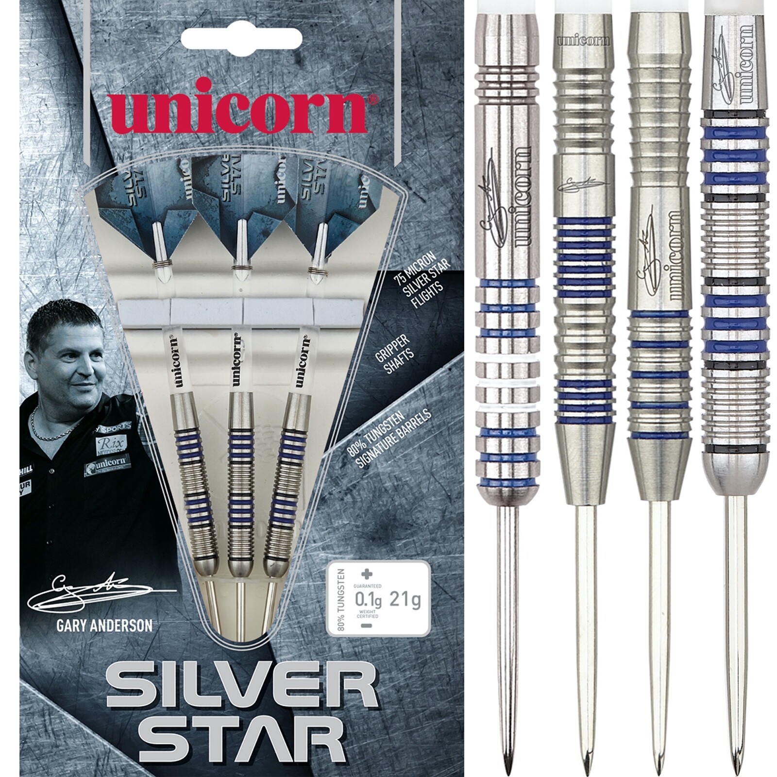ダーツ gary anderson 21g Unicorn Gary Anderson Darts Set Phase 5 21g 22g 23g 24g 25g