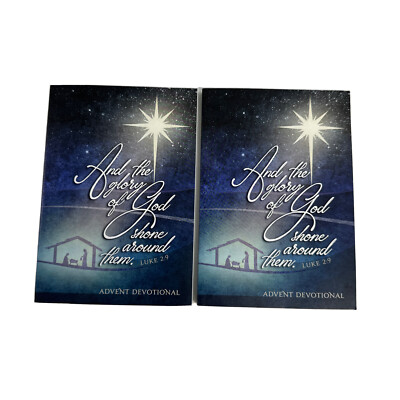 And the Glory of God Shone Around Them An Advent Devotional NEW paperback 2-PACK