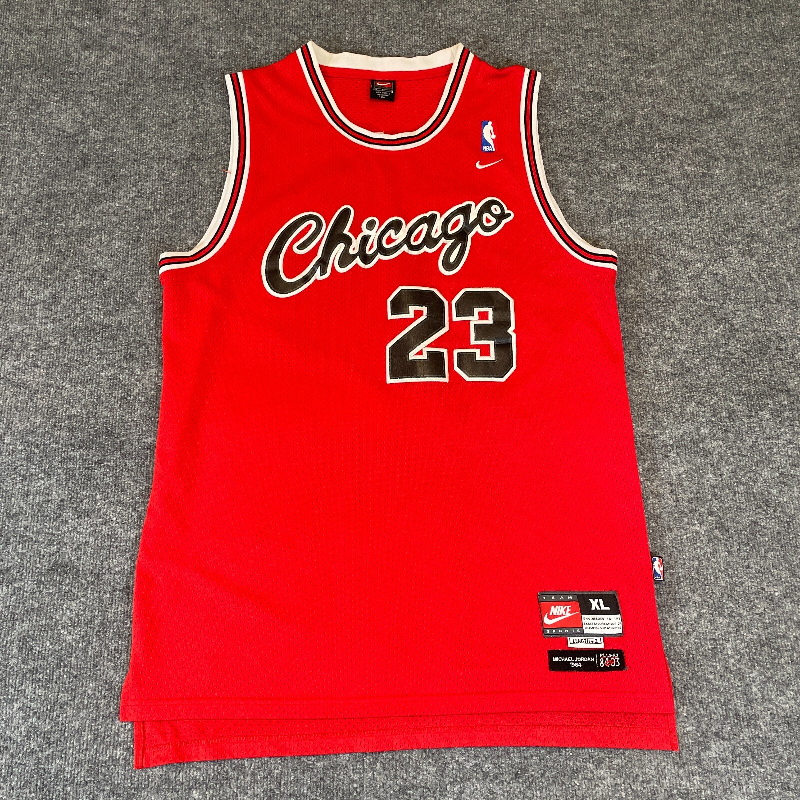 red jordan jersey