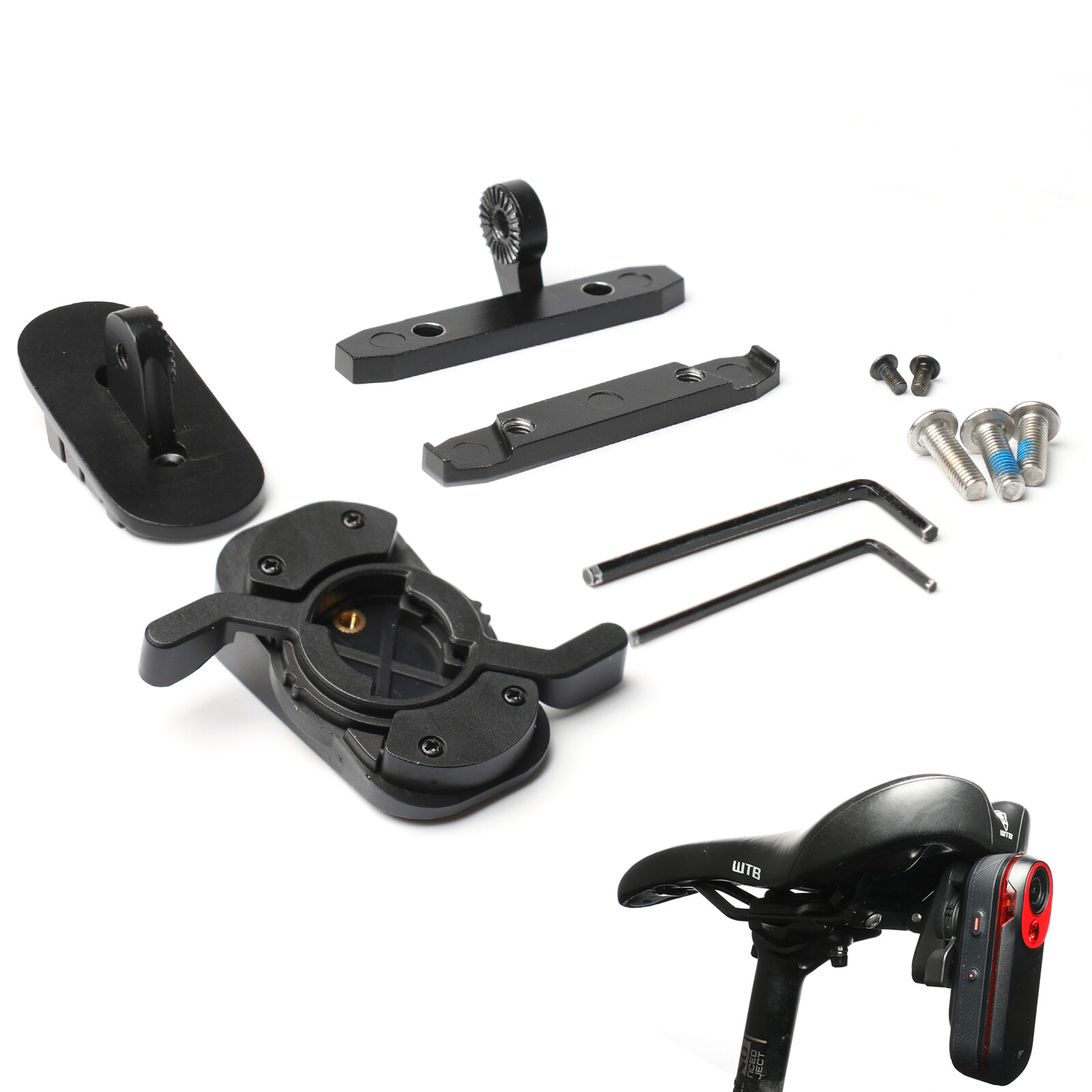 Saddle Bow Mount Holder For Garmin Varia Rct715 Radar Taillight