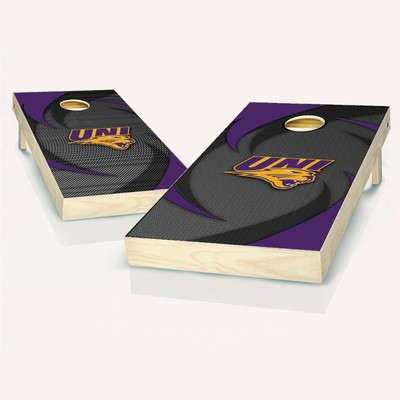 Northern Iowa Swoosh NCAA Cornhole Board Set