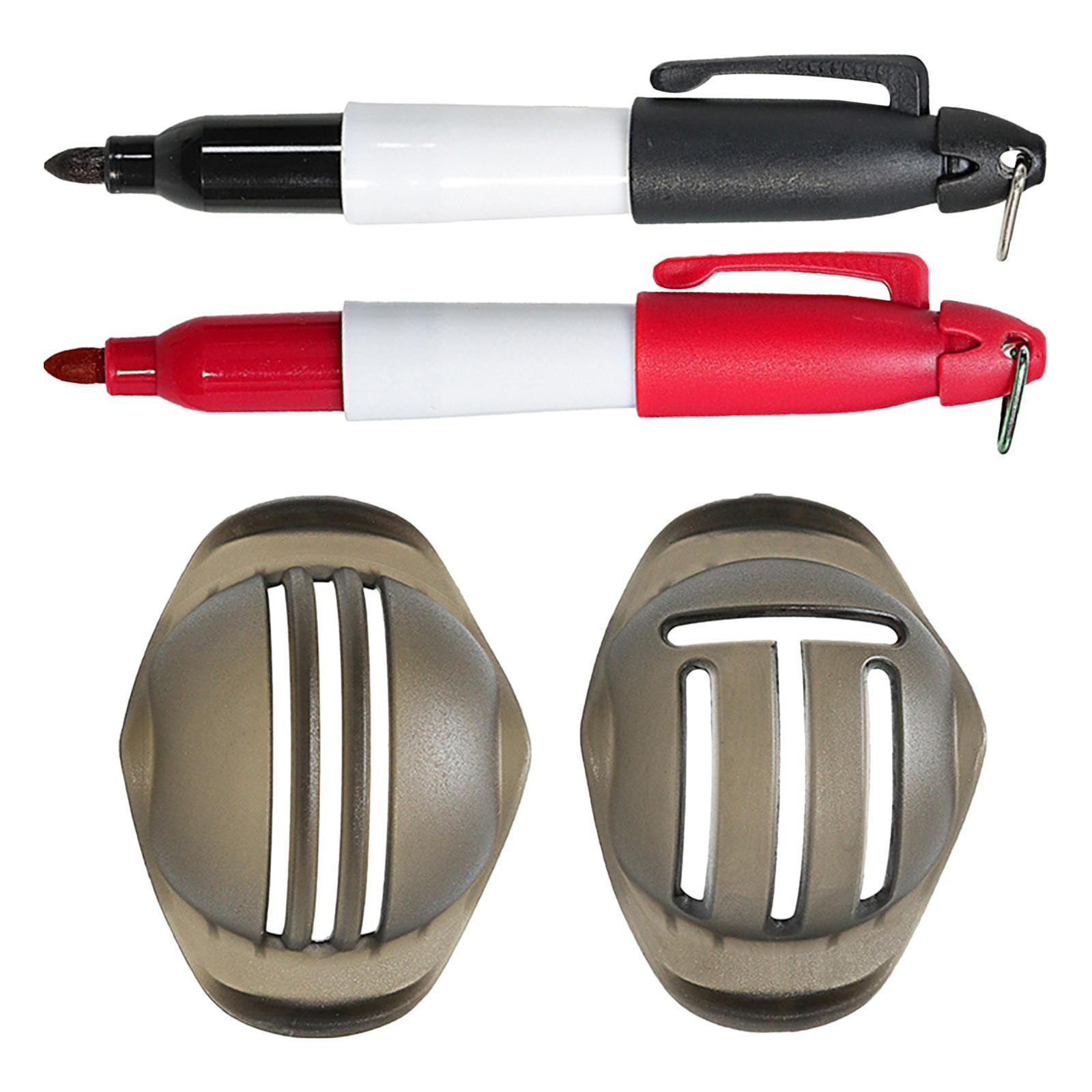 Ball Marker Line Drawing Alignment Tool Kit With Golf Ball M