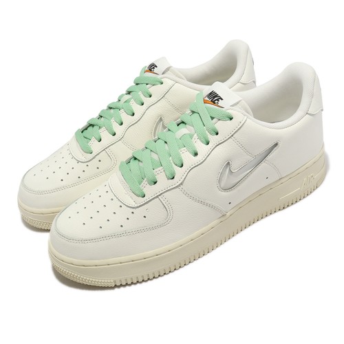 

Nike Air Force 1 07 PRM VNTG Sail Ivory Enamel Green Men AF1 Casual DO9785-100, Цвет слоновой кости, Air Force 1 07 Prm Vntg