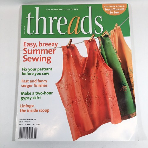 Lot of (4) Taunton’s Threads Magazines 2006 Jan Mar Jul Nov 122 123 125 127
