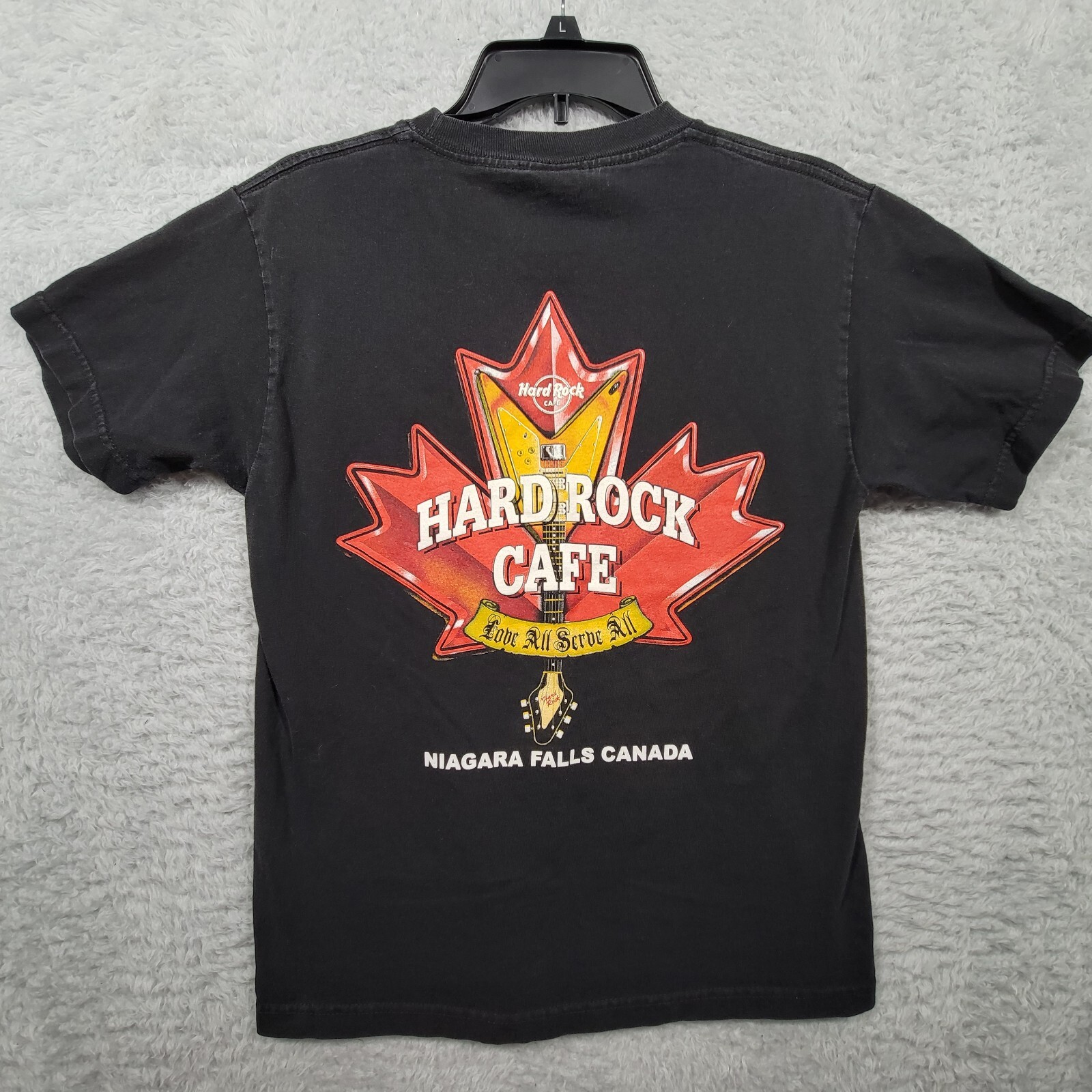 Hard Rock Cafe Niagara Falls Canada Shirt Small Black w
