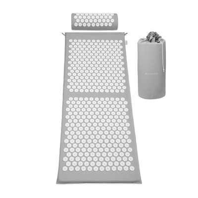 Set de masaje de acupresión XL esterilla almohada acupuntura para aliviar dolor