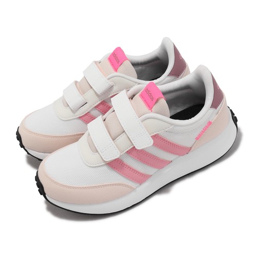 

Adidas Run 70S CF K Бело-Розовые детские повседневные кроссовки для бега для дошкольников IG4899, Белый, Run 70s Cf K