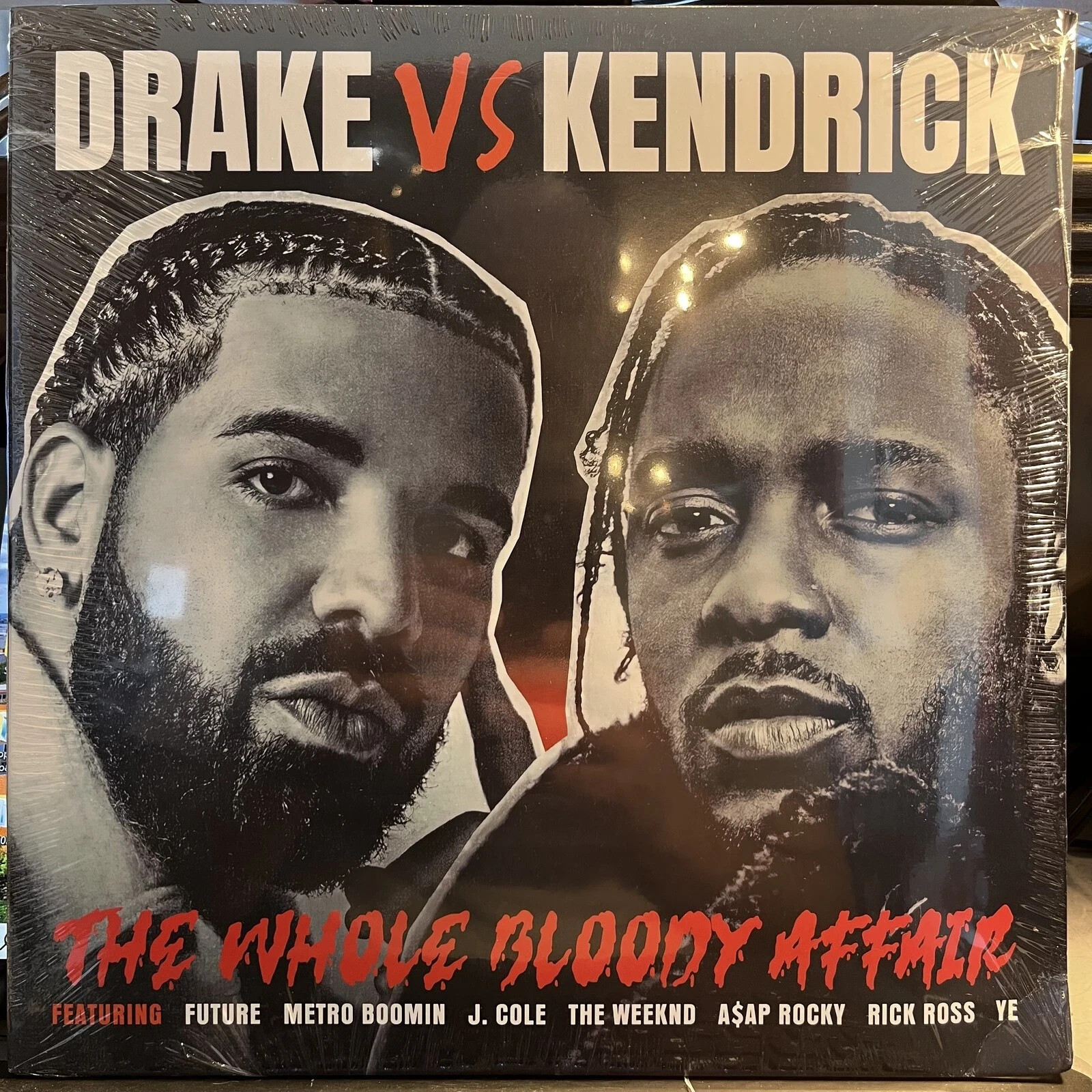 Kendrick Lamar vs Drake - The Whole Bloody Affair 2xLP Vinyl