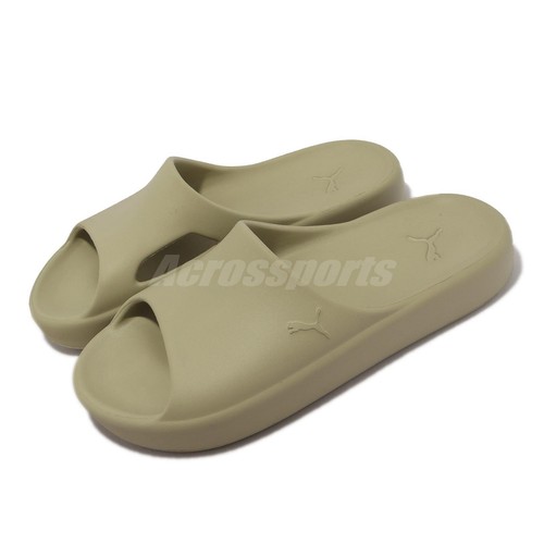 

Puma Shibui Cat Birch Tree Green Мужские сандалии унисекс без шнуровки Тапочки 385296-08, Зеленый, Shibui Cat