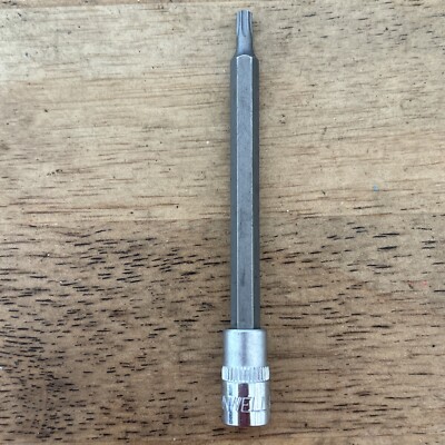 Cornwell T20H Long Torx Star Bit Socket Tamper Resistant 1/4'' Drive CRV