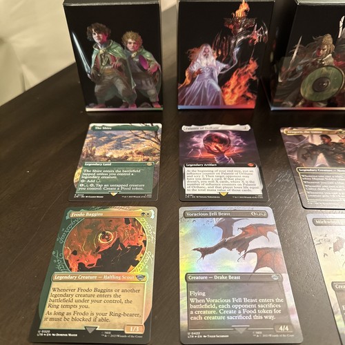 Set 4x Commander Decks Lord of the Rings Tales Middle Earth