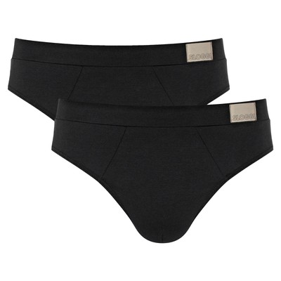 Sloggi Men's Briefs, 2er Pack - Go Natural Knickers C2P,Underpants,Cotton