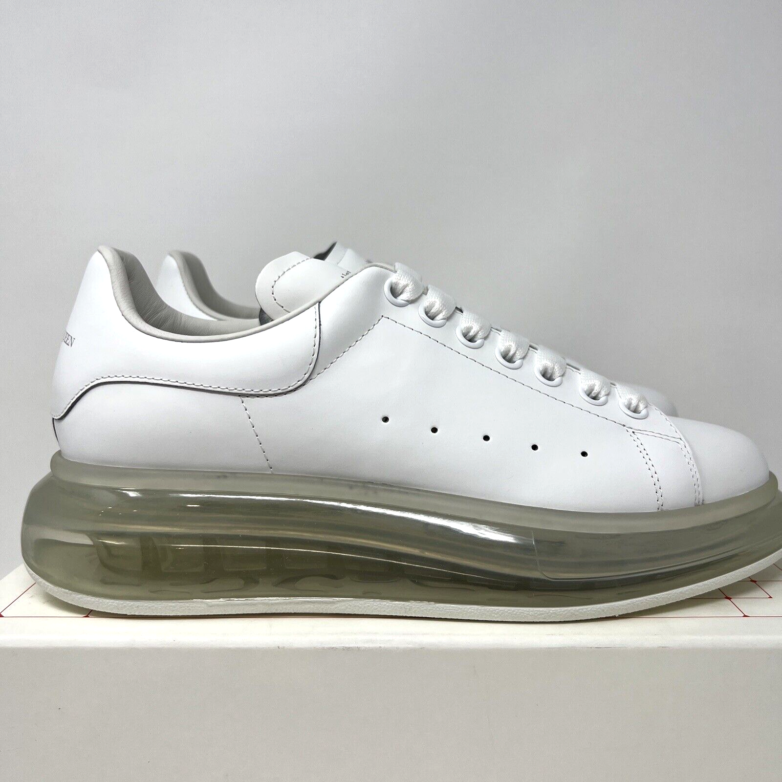 Alexander McQueen Clear-Sole Women's Sneakers Size 10.5 US