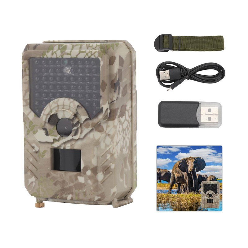 120°Jagdkamera Wildkamera 12MP 1080P IP65 Wasserdicht Fotofalle IR Nachtsicht DE