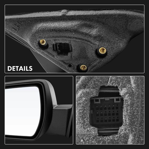 Right Side Black Power Heated Mirror w/ Signal Light for Kia Forte 2014