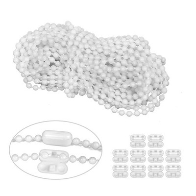 RAFIYU Catena per Tenda a Rullo 10 Metri Verticale con Connettori da 10 P