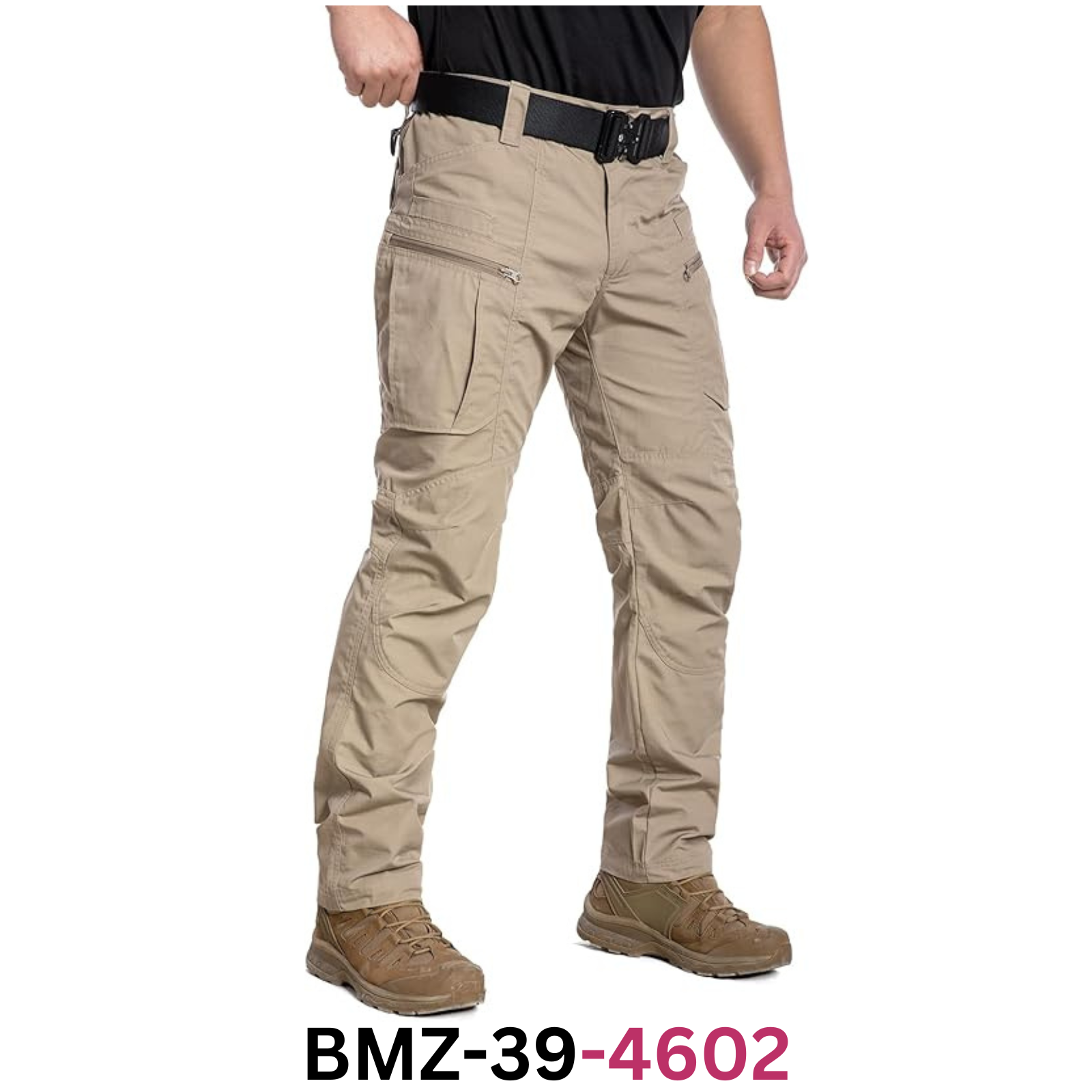 CARWORNIC Men's Rip-Stop Tactical Lightweight Water Resistant Work Pants, 38x34