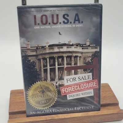 NEW I.O.U.S.A. AGORA FINANCIAL EXCLUSIVE DVD DOCUMENTARY ONE NATION STRESS,DEBT