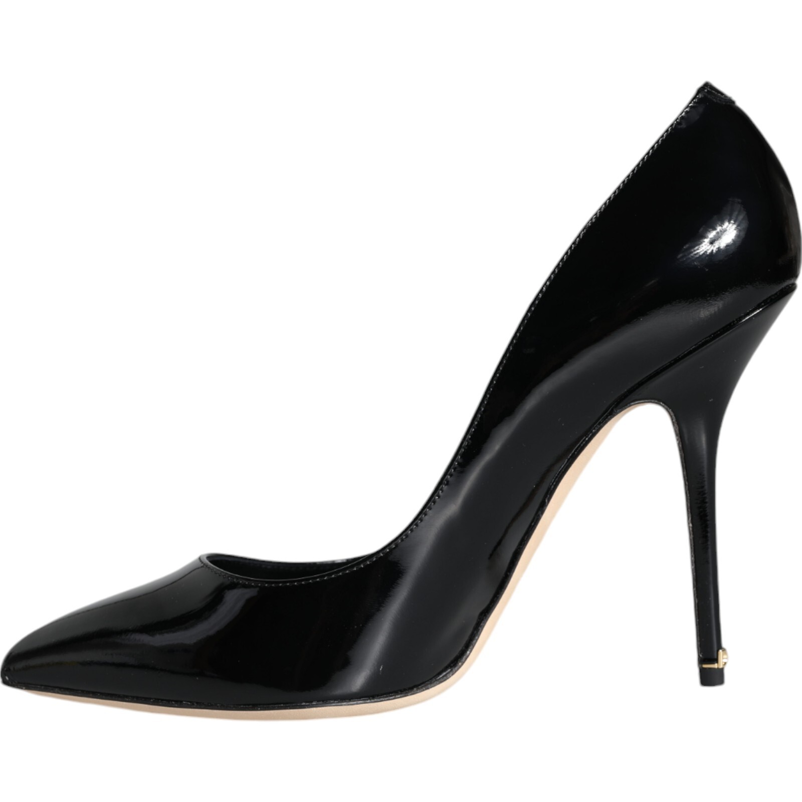 Pre-owned Dolce & Gabbana Shoes Black Patent Leather Bellucci Pumps Heels S. Eu36 / Us5.5